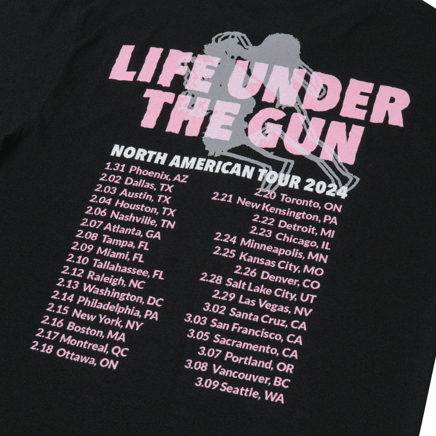 Life Under the Gun 2024 Tour Tee